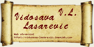 Vidosava Lašarević vizit kartica